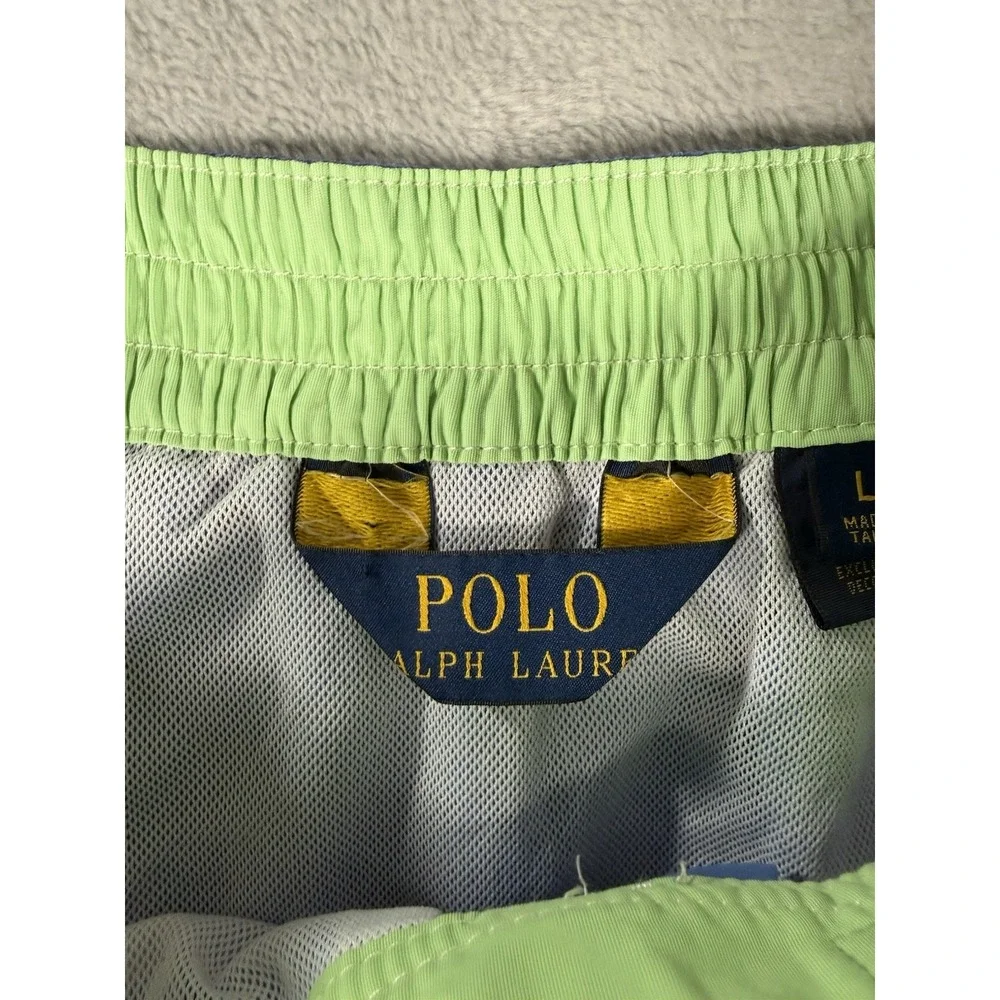 Polo Ralph Lauren‎ Swim Trunks Men's Large Blue Cargo Shorts Swimwear